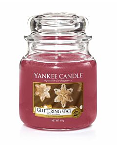 Yankee Candle Medium Jar Glittering Star